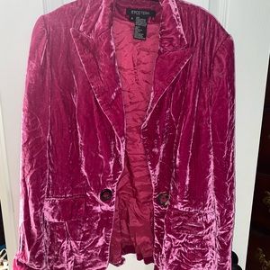 Pink Velvet Blazer